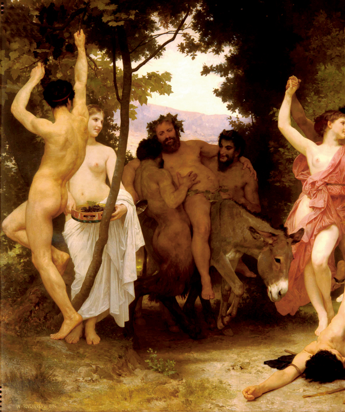  阿道夫·布格罗 Adolphe Bouguereau —— 青年酒神1